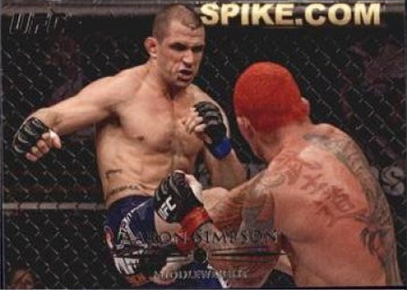 Aaron Simpson 2011 Topps UFC Title Shot Base #30 Diamond