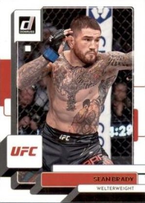 Sean Brady 2023 Panini Donruss UFC Base #49 Pink Laser