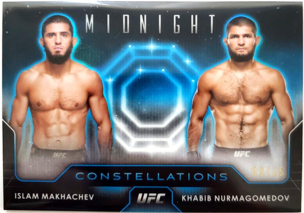 Khabib Nurmagomedov / Islam Makhachev 2024 Topps Midnight UFC Constellations #CO-1 Moonrise
