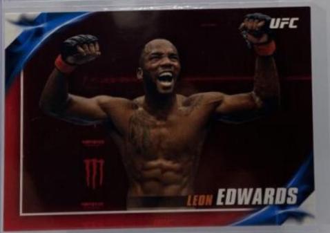 Leon Edwards 2019 Topps UFC Knockout Base #23 Red