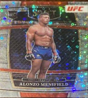 Alonzo Menifield 2022 Panini Select UFC Concourse #4 Disco