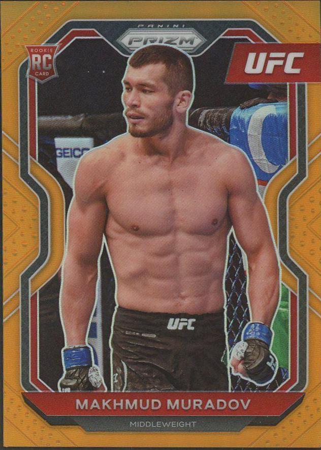 Makhmud Muradov 2021 Panini Prizm UFC Base #55 Orange
