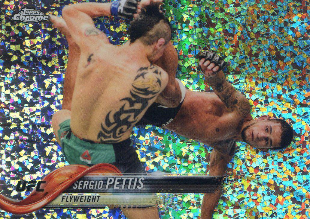 Sergio Pettis 2018 Topps Chrome UFC Base #98 Refractor