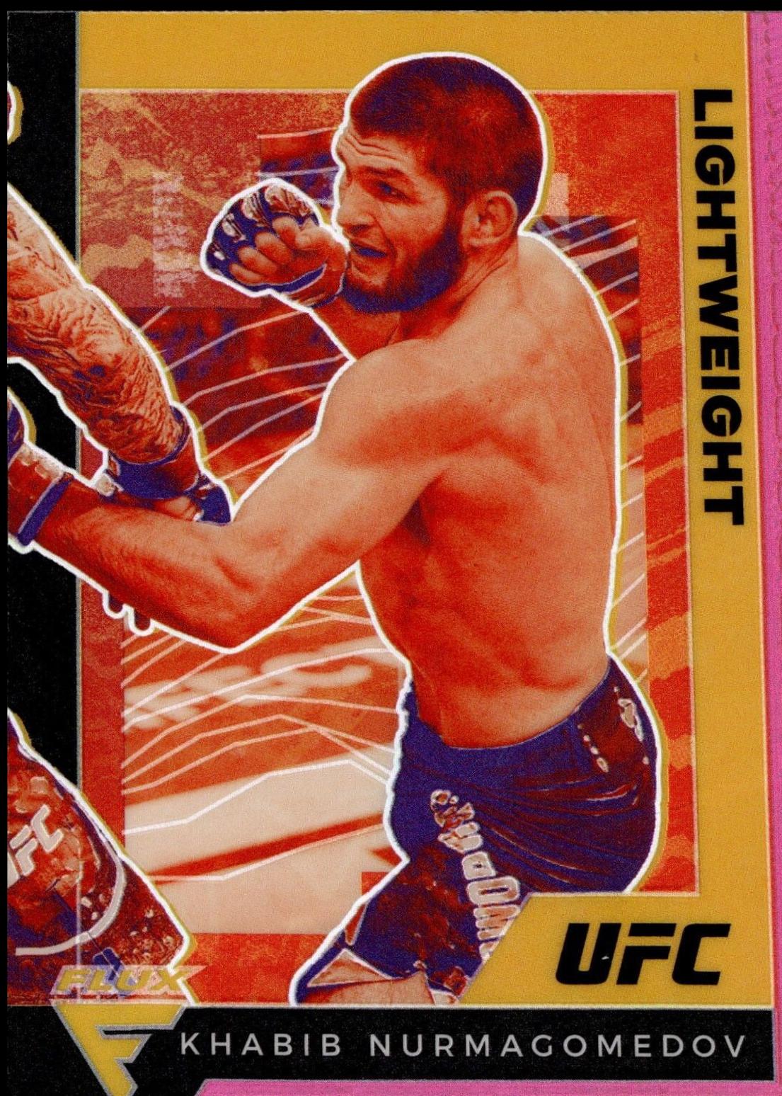 Khabib Nurmagomedov 2021 Panini Chronicles UFC Base Flux #250 Pink
