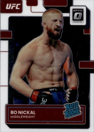 Bo Nickal 2023 Panini Donruss Optic UFC Base #120 Gold Vinyl