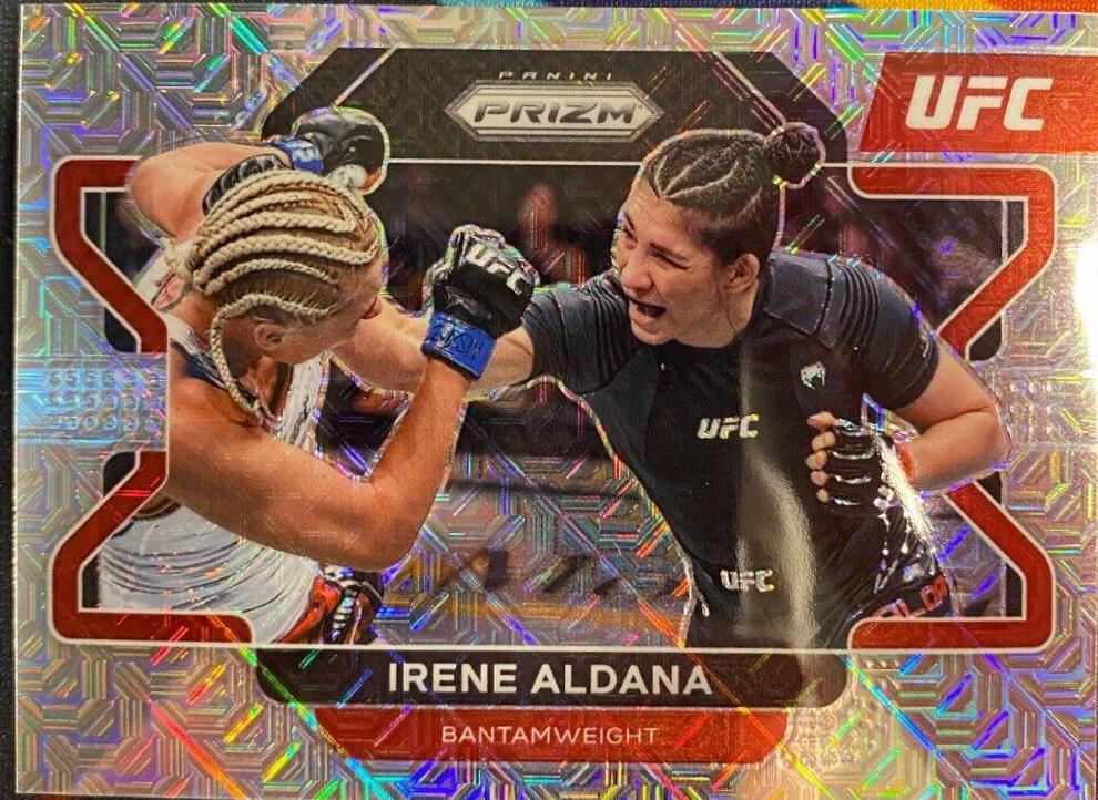 Irene Aldana 2022 Panini Prizm UFC Base #13 Mojo