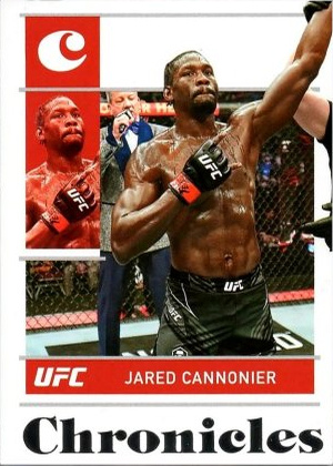 Jared Cannonier 2022 Panini Chronicles UFC Base Chronicles #35 Bronze