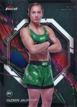 Yazmin Jauregui 2024 Topps Finest UFC Base Common #85 Superfractor