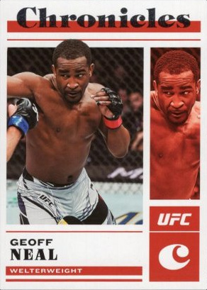 Geoff Neal 2023 Panini Chronicles UFC Base Chronicles #22 Purple