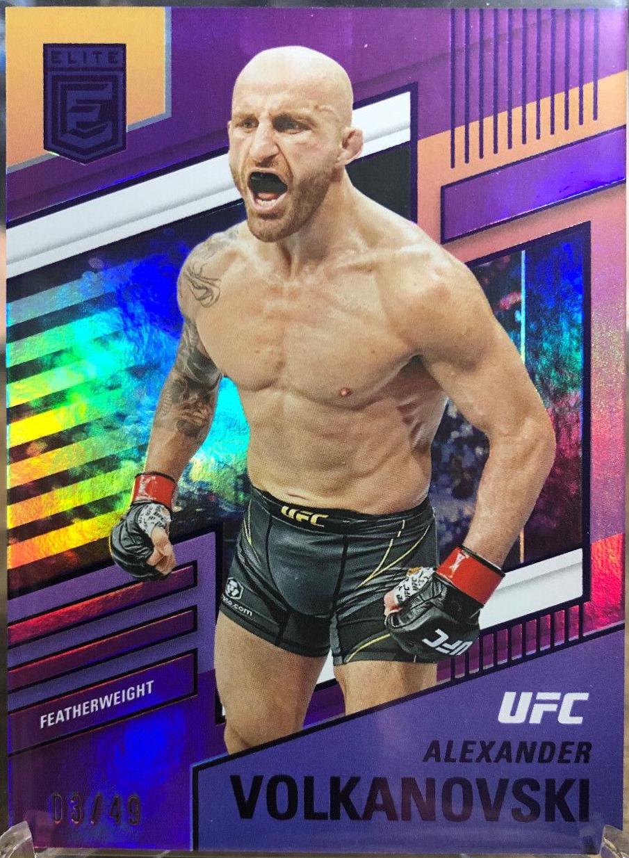 Alexander Volkanovski 2022 Panini Chronicles UFC Base Elite #243 Purple