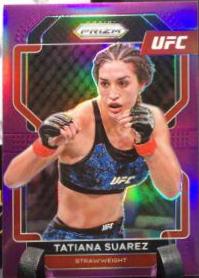 Tatiana Suarez 2022 Panini Prizm UFC Base #128 Purple