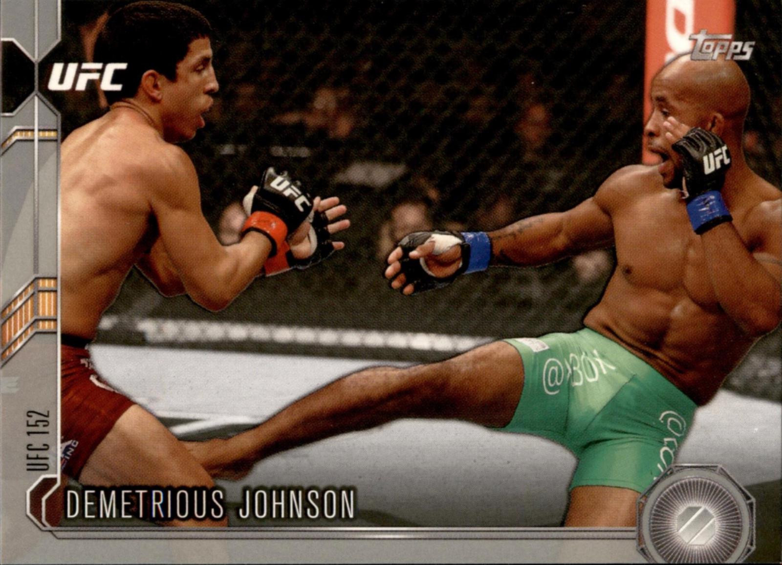 Demetrious Johnson 2015 Topps UFC Chronicles Base #171 Silver