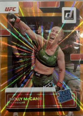 Molly McCann 2023 Panini Donruss UFC Base #202 Orange Laser