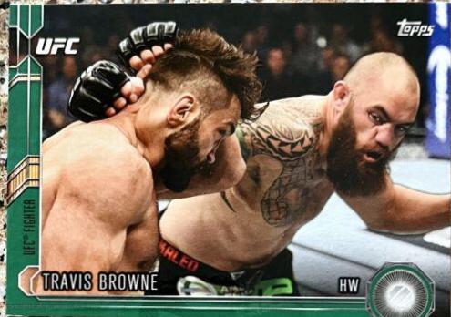 Travis Browne 2015 Topps UFC Chronicles Base #98 Green