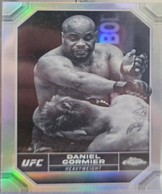 Daniel Cormier 2024 Topps Chrome UFC Base #56 Negative Refractor
