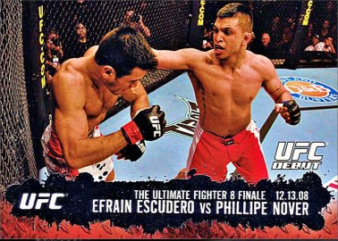 Efrain Escudero / Phillipe Nover 2009 Topps UFC Round 2 Base #117 Diamond