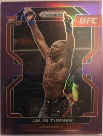 Jalin Turner 2022 Panini Prizm UFC Base #164 Purple
