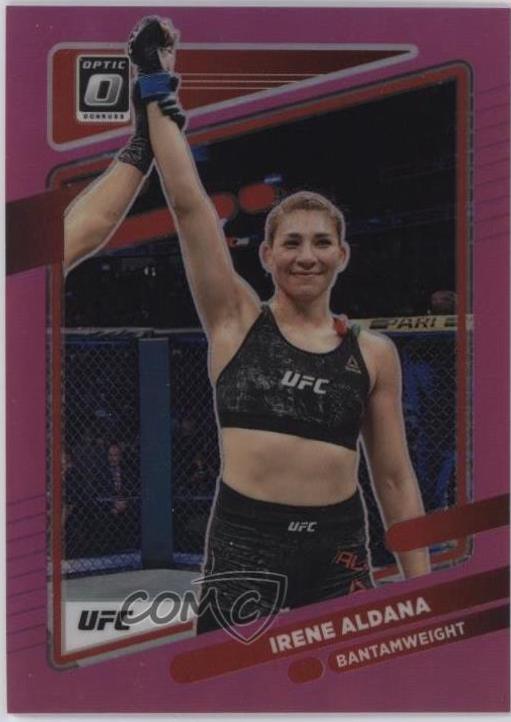 Irene Aldana 2022 Panini Donruss Optic UFC Base #35 Pink
