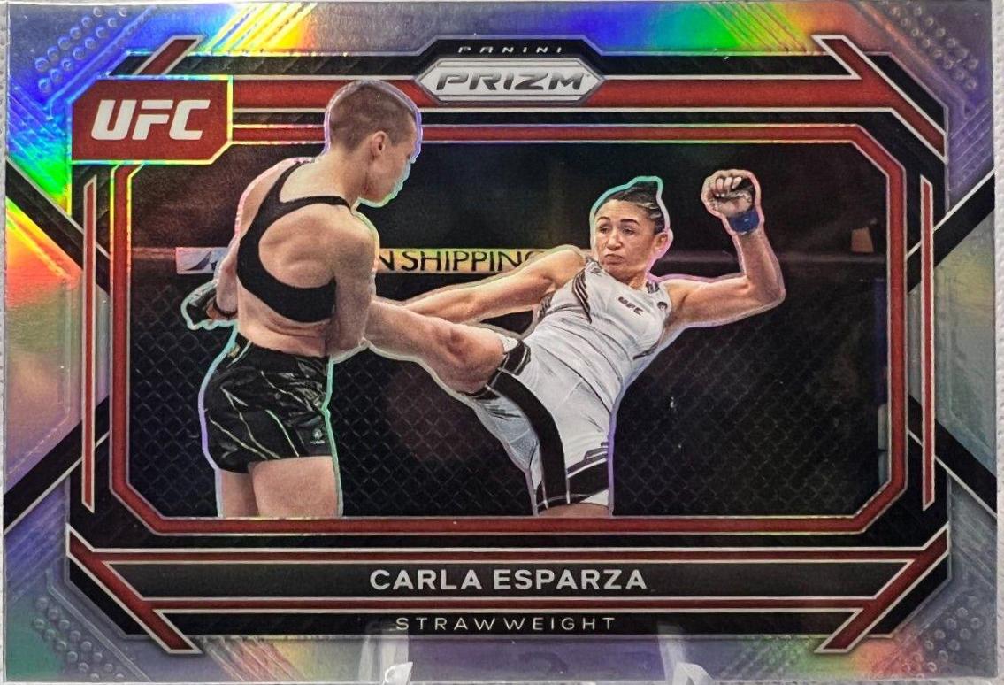 Carla Esparza 2023 Panini Prizm UFC Base #78 Silver