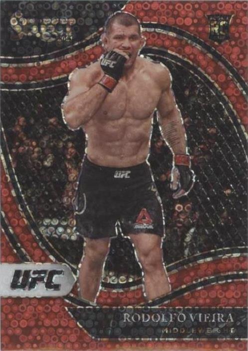 Rodolfo Vieira 2021 Panini Select UFC Octagonside #272 Red Disco