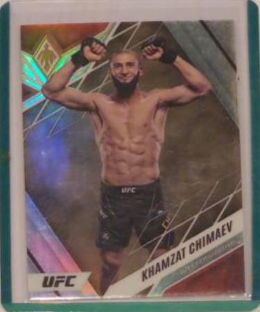 Khamzat Chimaev 2023 Panini Chronicles UFC Base Phoenix #319 Bronze