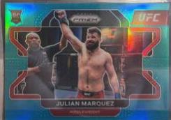 Julian Marquez 2022 Panini Prizm UFC Base #34 Teal