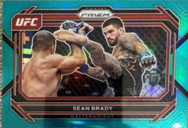 Sean Brady 2023 Panini Prizm UFC Base #51 Teal