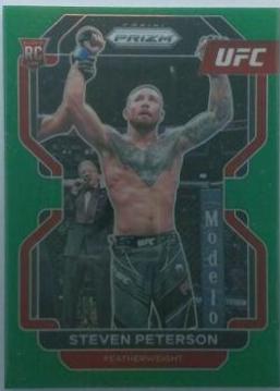 Steven Peterson 2022 Panini Prizm UFC Base #104 Green