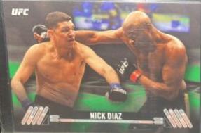 Nick Diaz 2017 Topps UFC Knockout Base #58 Green