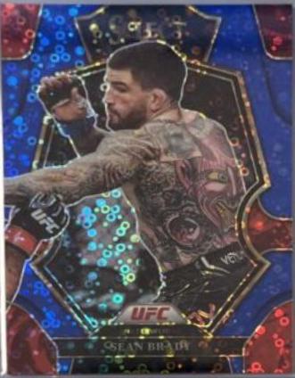 Sean Brady 2023 Panini Select UFC Premier Level #125 Blue Disco
