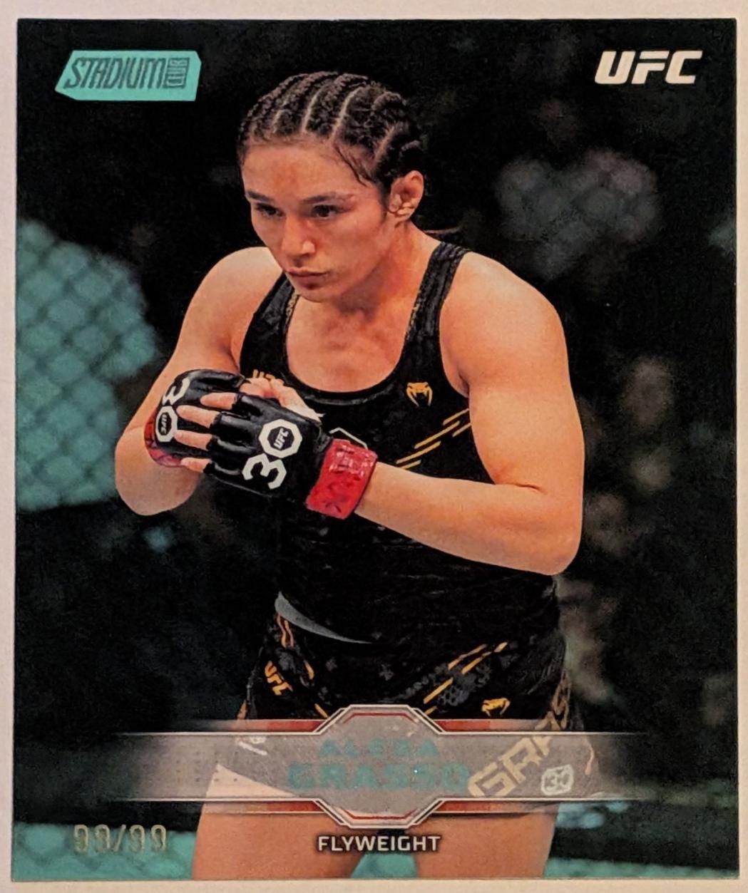 Alexa Grasso 2026 Topps Stadium Club UFC Base #28 Turquoise