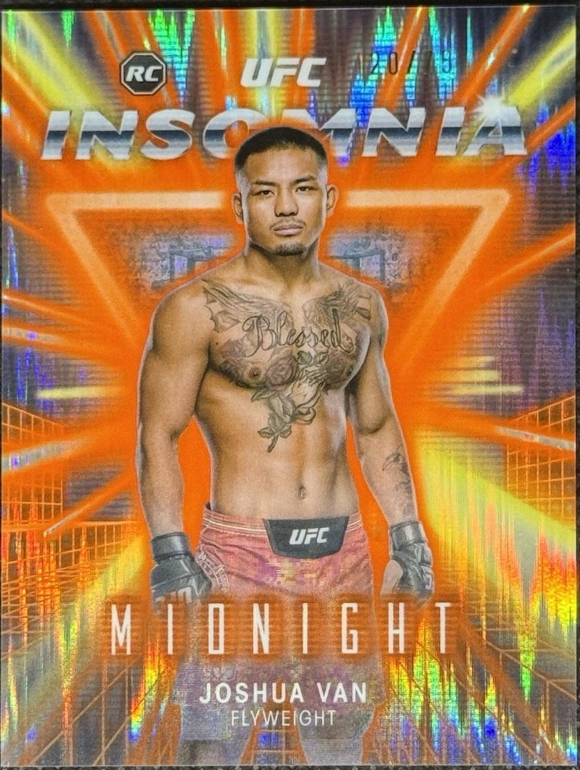 Joshua Van 2025 Topps Midnight UFC Insomnia #IN-19 Dusk