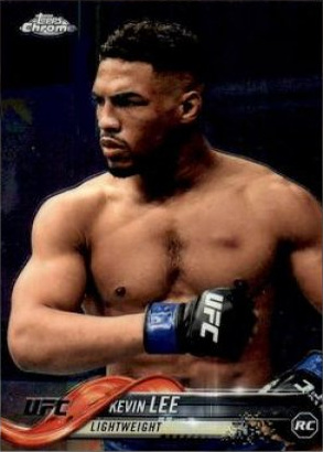 Kevin Lee 2018 Topps Chrome UFC Base #19 Black
