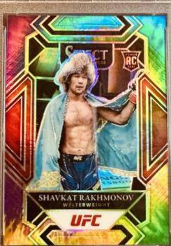 Shavkat Rakhmonov 2022 Panini Select UFC Mezzanine #336 Tie Dye