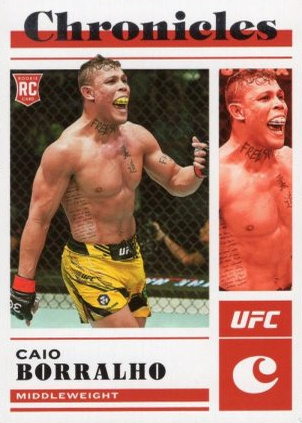 Caio Borralho 2023 Panini Chronicles UFC Base Chronicles #76 Platinum