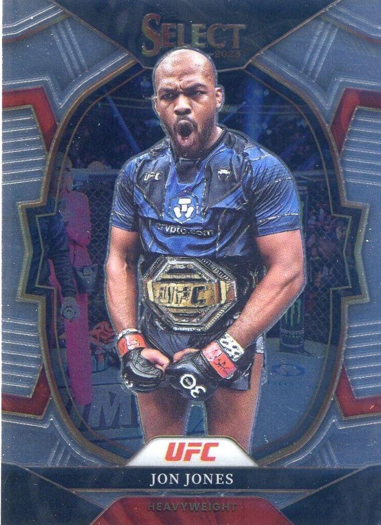 Jon Jones 2023 Panini Select UFC Concourse #96 Light Blue