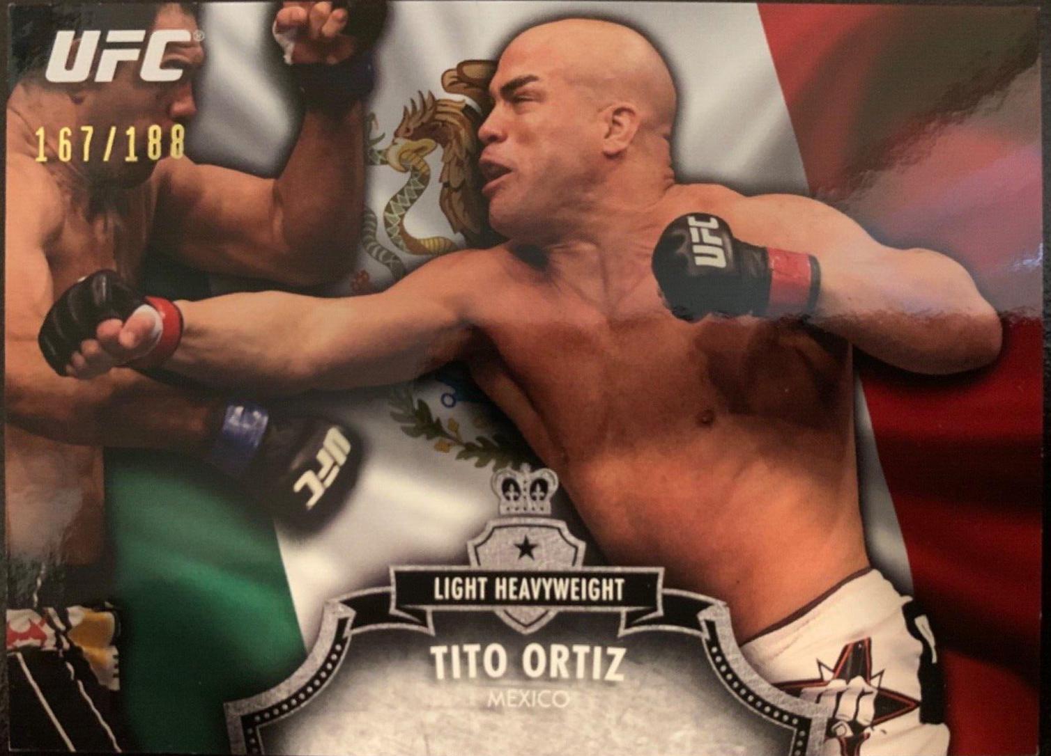Tito Ortiz 2012 Topps UFC Bloodlines Base #106 Flag