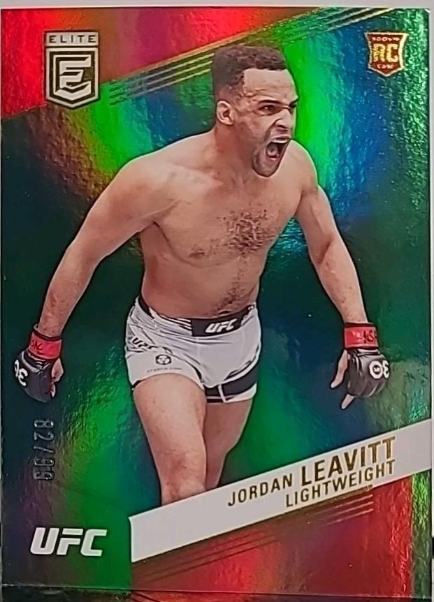 Jordan Leavitt 2023 Panini Chronicles UFC Base Elite #241 Green