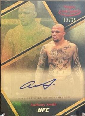 Anthony Smith 2024 Topps Gold Label UFC Auric Autographs #AUA-ASH Red