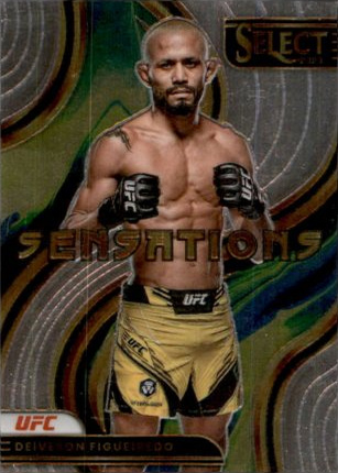 Deiveson Figueiredo 2023 Panini Select UFC Sensations #23 Gold