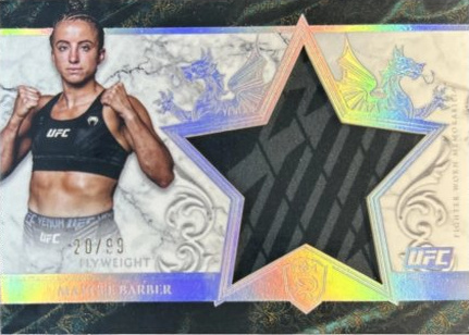Maycee Barber 2025 Topps Royalty UFC Star Relics #SR-MB Platinum