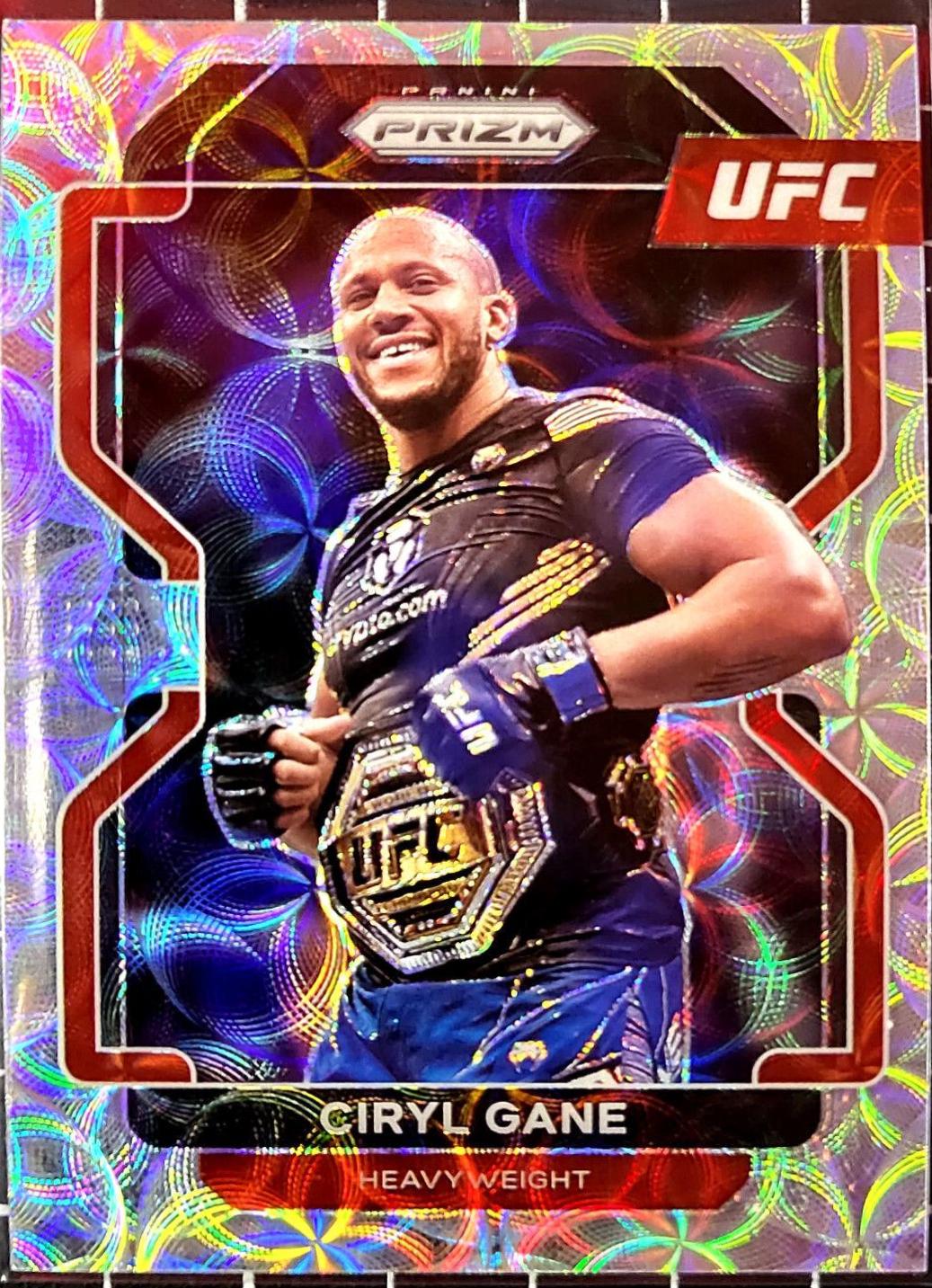 Ciryl Gane 2022 Panini Prizm UFC Base #101 Premium