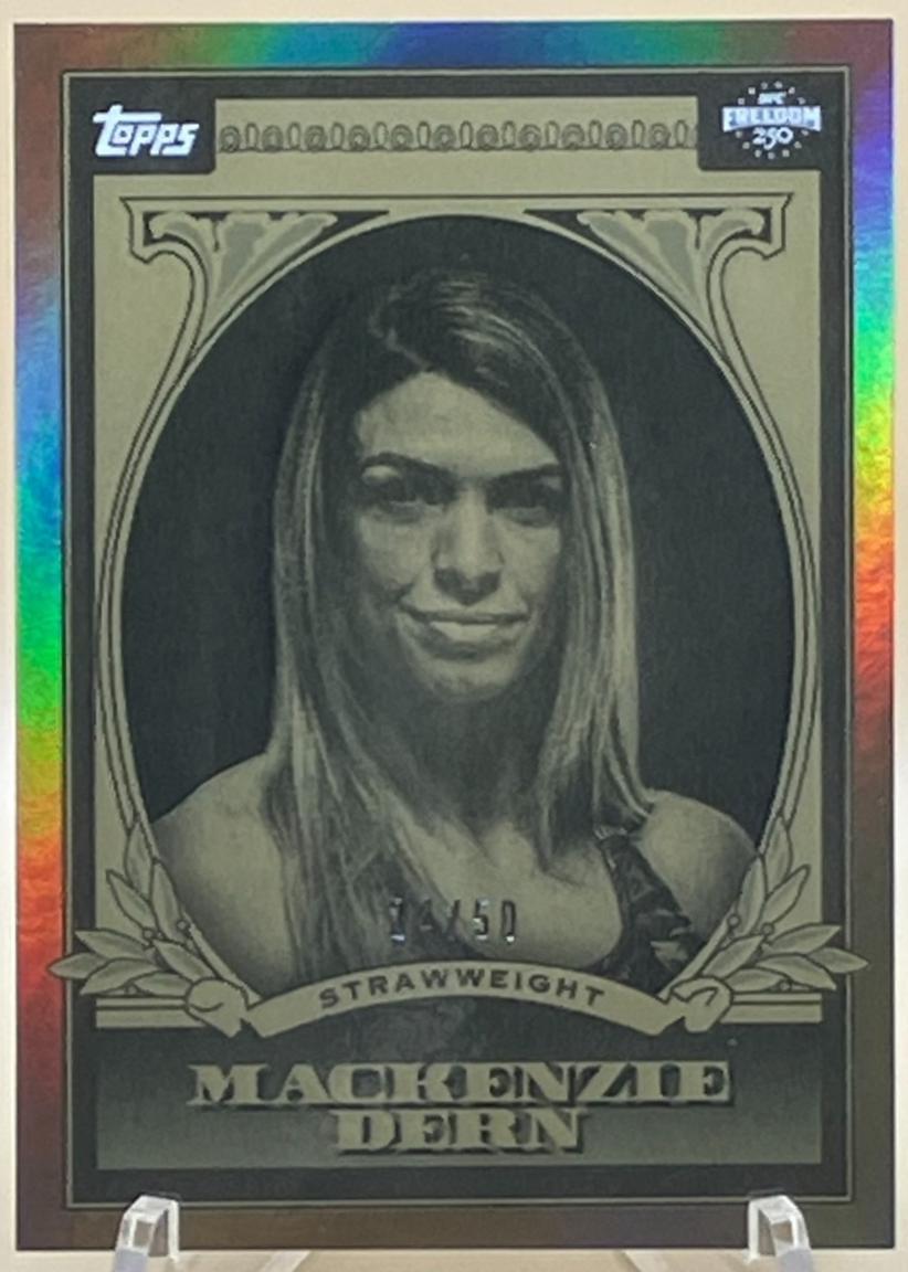 Mackenzie Dern 2026 Topps UFC Freedom 250 UFC Dollar #UD-27 Gold
