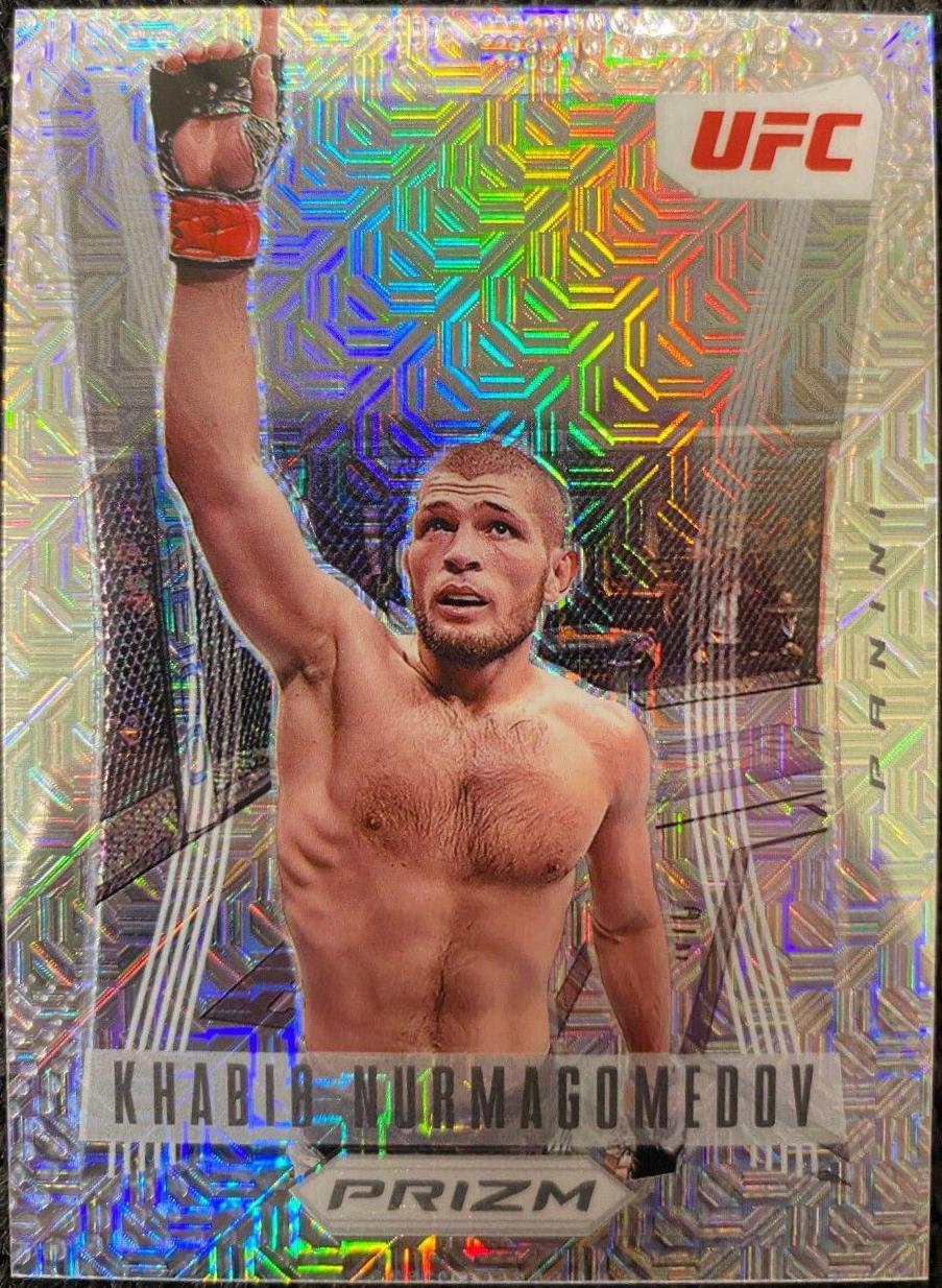 Khabib Nurmagomedov 2022 Panini Prizm UFC Prizm Flashback #1 Mojo