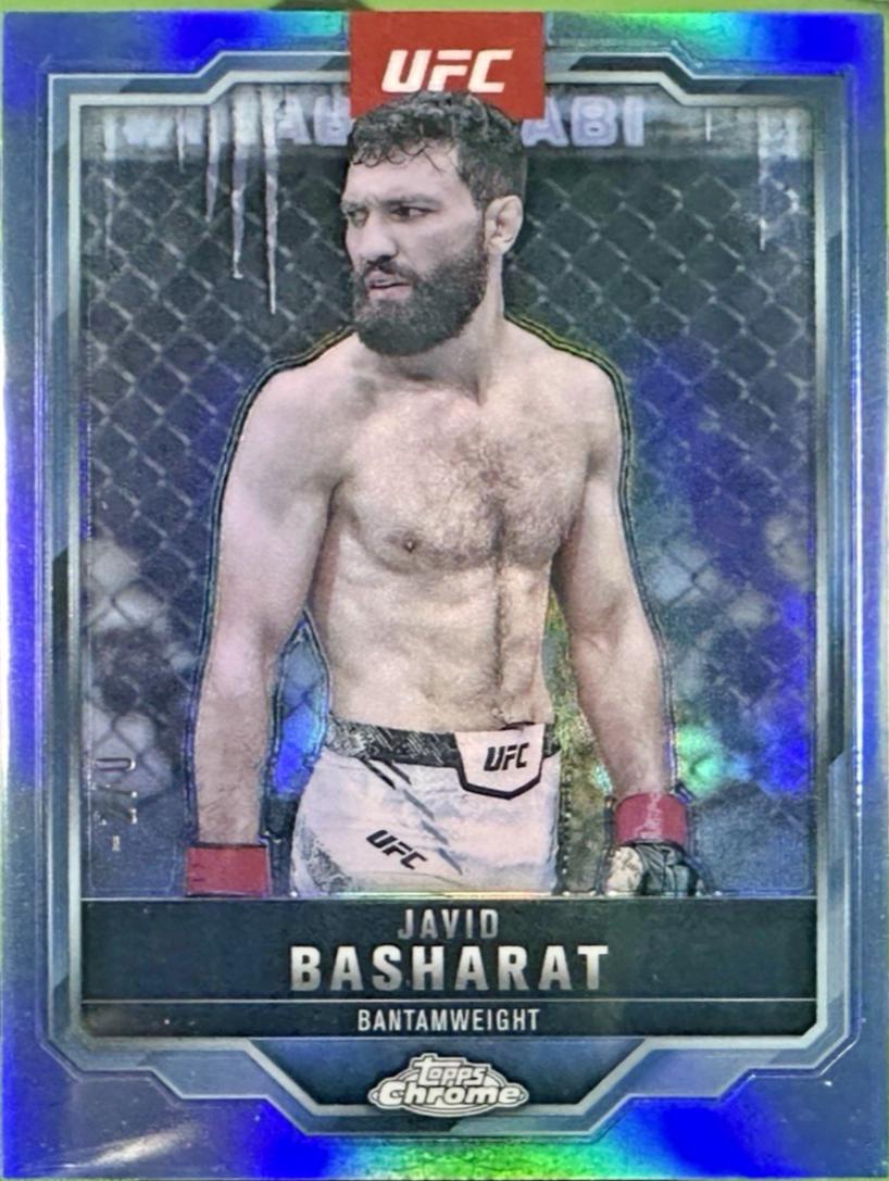 Javid Basharat 2025 Topps Chrome UFC Base #68 FrozenFractor
