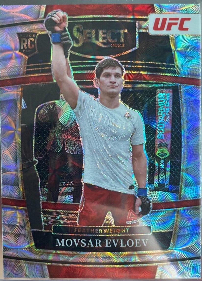 Movsar Evloev 2022 Panini Select UFC Concourse #43 Scope
