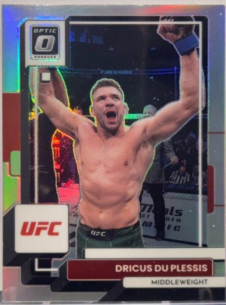 Dricus Du Plessis 2023 Panini Donruss Optic UFC Base #15 Holo