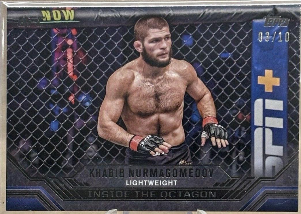 Khabib Nurmagomedov 2024 Topps Knockout UFC Inside the Octagon #ITO-12 Black