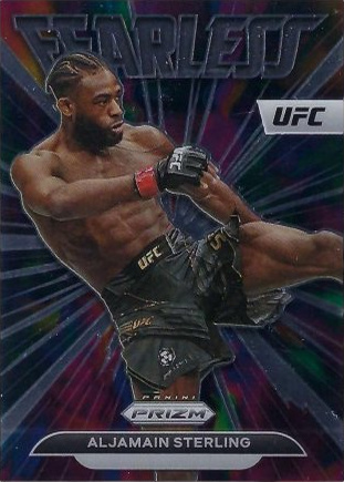 Aljamain Sterling 2023 Panini Prizm UFC Fearless #9 Mojo