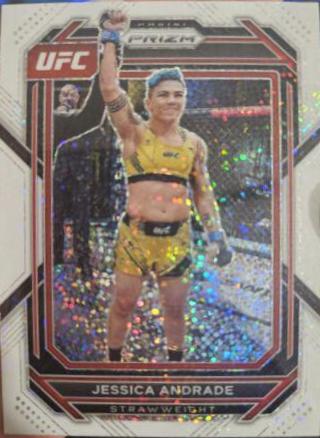 Jessica Andrade 2023 Panini Prizm UFC Base #149 White Sparkle
